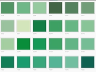 Yeşil Tonları Renklerin Yapılışı