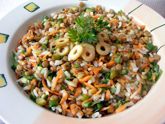 Yeşil Mercimek Salatası Tarifi ve Malzemeleri